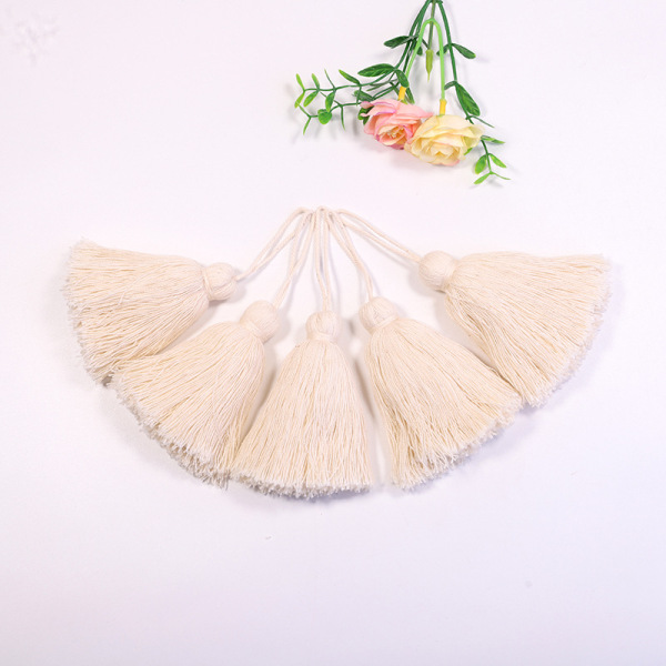 pillow with tassels