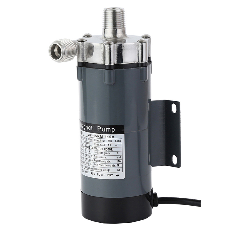 微小型循环磁力泵 耐高温食品级不锈钢泵头 中性英文商标磁力水泵