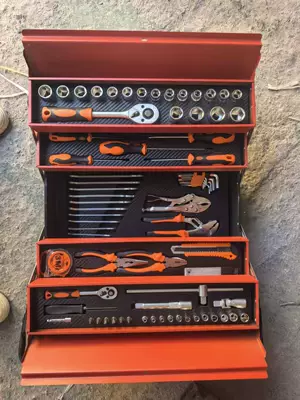 Mühərrik tənzimləmə alətləri Auto Repair Hardware Tools, Manual - new-85-piece-set-orange-box-24-teeth