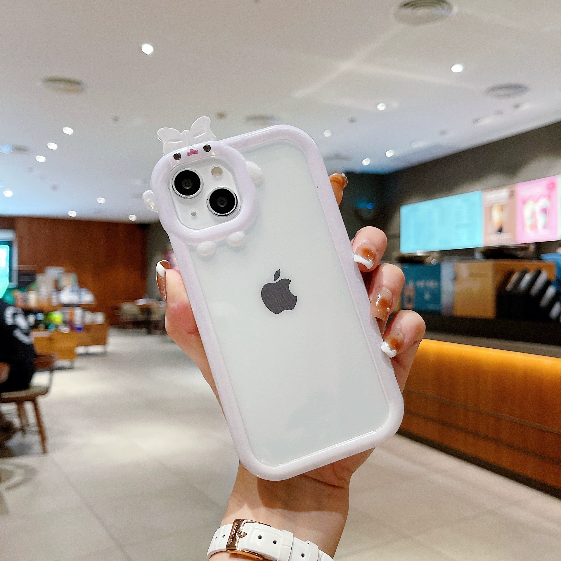 Apple, чехол для телефона, прозрачный совместимый монстр, iPhone 13, защитный чехол, iphone, 11promax, интернет-знаменитость