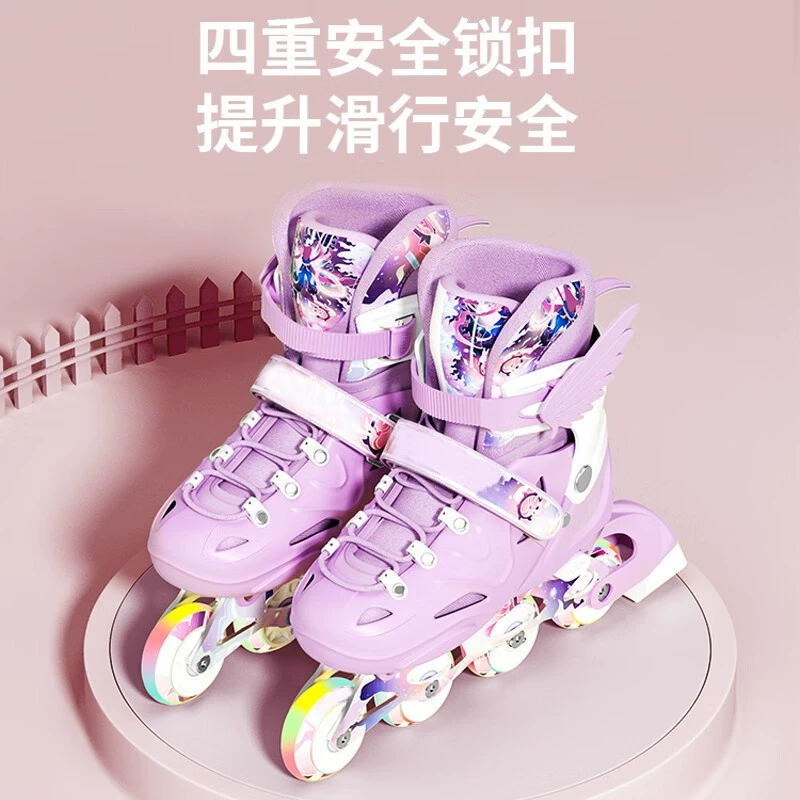 Children's footwear, roller skates for adults for beginners for boys, full set