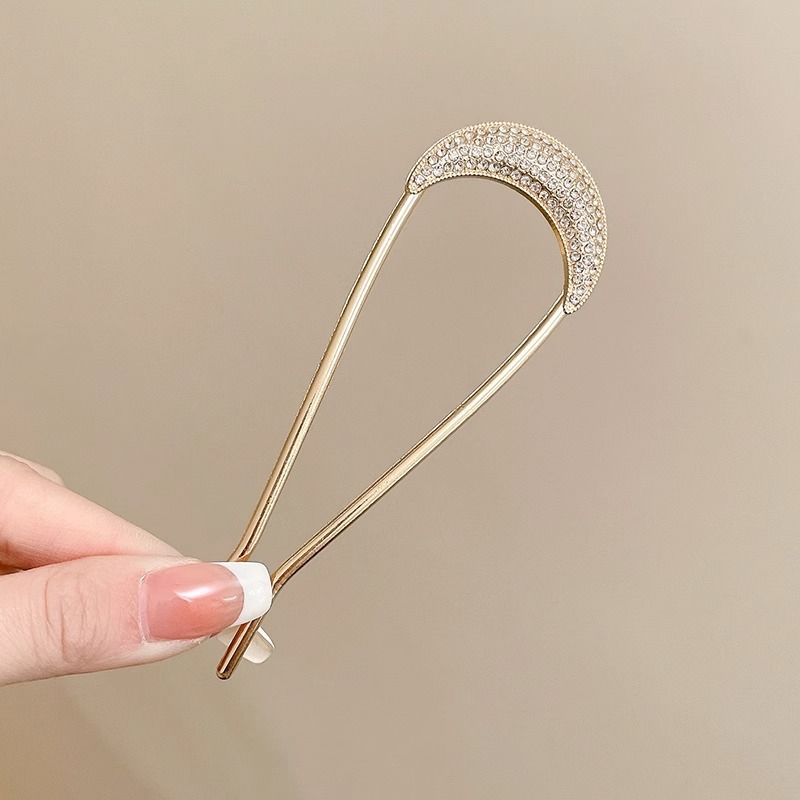 Horquilla en forma de U de alta calidad para mujer 2025 nuevo estilo tocado borla horquilla balanceándose en la parte posterior de la cabeza artefacto del cabello accesorios para el cabello