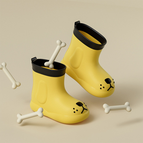 Happy Mary new children's rain boots EVA cartoon cute non-slip boys and girls baby rain boots children's shoes