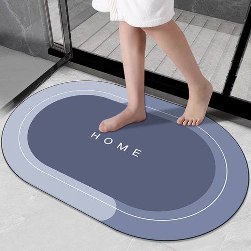 New diatom mud kitchen floor mats, anti-slip rubber mats, soft absorbent mats, anti-slip quick-drying bathroom floor mats