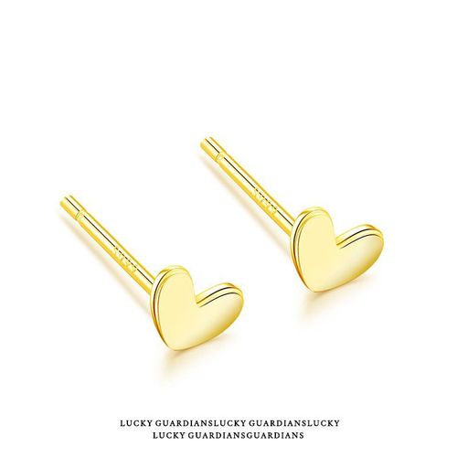 s999 pure silver South Korean minimalist gold earrings for women  star forest system light luxury earrings high-end ear piercing earrings