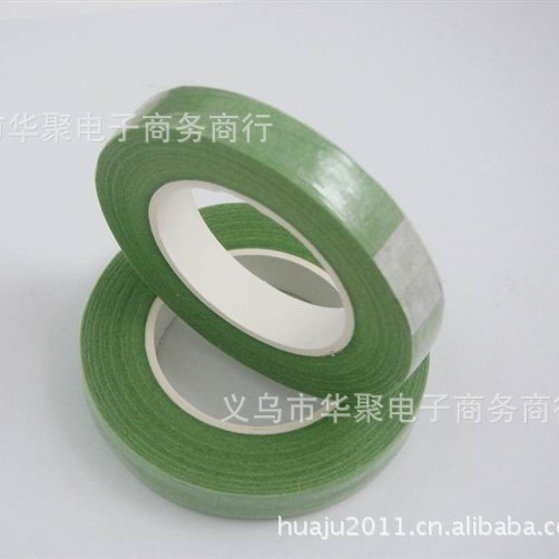 厂家直销 多种颜色25y仿真花干花绿胶带  量大从优 花艺胶带混批