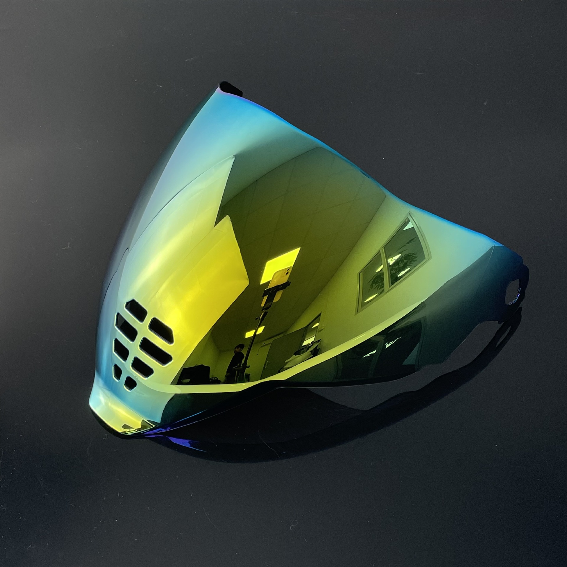 Ghost Face Helmet Lens Adapted to Motorcycle Helmet Airflite Mirror Ic06 Hd Lens Helmet Accessories