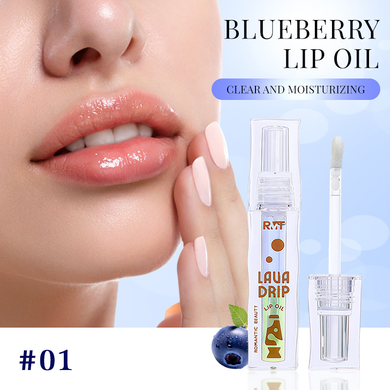 Frutas, miel, chocolate, aceite labial, lápiz labial transparente, cadena de colgante, limpieza labial, limpieza labial image 33