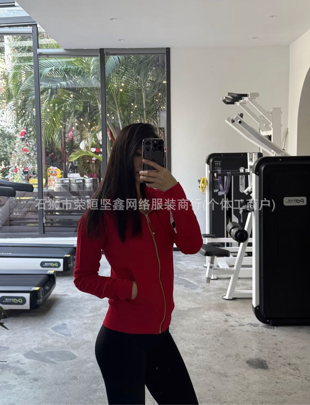 修身款中国红金标+金拉链 / 4【建议90-105】