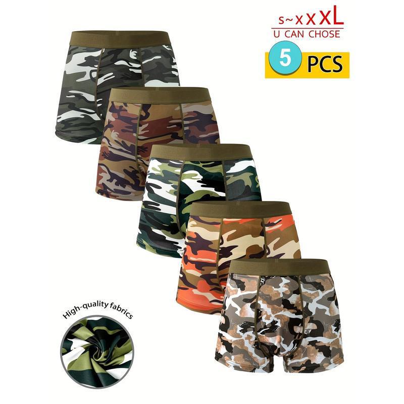 P 76749 Camouflage Anti-Chafe Boxer Shorts with Camouflage Print and Anti-Chafing Leg Design P 76749 Camouflage Anti-Chafe Boxer Shorts with Camouflage Print and Anti-Chafing Leg Design