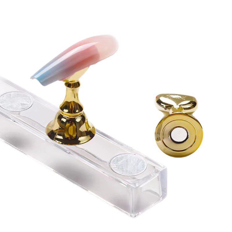 Práctica de uñas japonesa, soporte para uñas, soporte para uñas, base de diamante, piezas de uñas de arcilla, soporte para ejercicios de exhibición de trabajos de uñas de barro