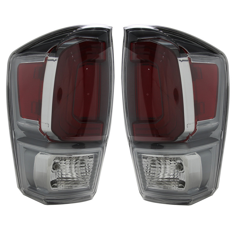 Aplicable a Toyota 16 - 22 Tacoma gris con lámpara trasera galvanizada, modelo de halógeno semi-total original