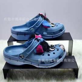 Corss新款小毛驴女士亲子款防滑凉鞋卡通洞洞鞋可爱凉鞋居家外穿