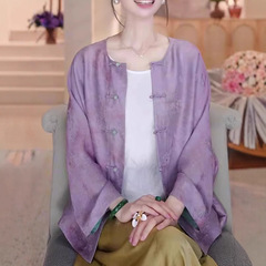 两面穿新中式女装中国风盘扣改良唐装衬衫外套女夏秋2025新款上衣