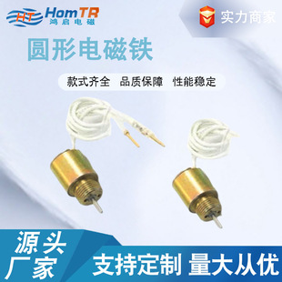 Embroidery Machine Tube Type Hot Selling Round Electromagnet Sewing Machine Equipment Traction Pull Type Dc Mini Customized Strong Magnet