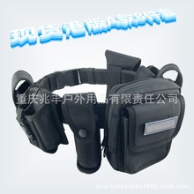 【配件可分批】香港A8款多功能战术腰带 黑色荧光绿色 骑行套装