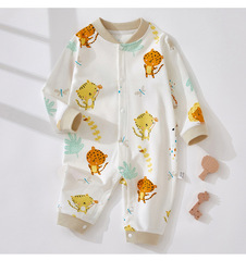 Baby Onesies for Spring and Autumn, Newborn Rompers, Infant Clothing, Long Crawling Suits, Boneless Clothes for Baby Boys