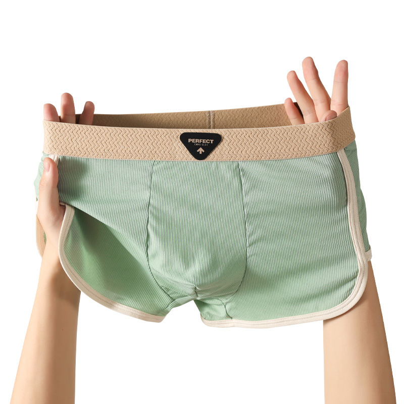 Pantalones interiores de hombre, pantalones cortos de cuatro cuadrados de alta calidad, pantalones cortos de cuatro cuadrados de Aloping, ropa interior de hombre, 7A, pantalones interiores de hielo antibacterianos.