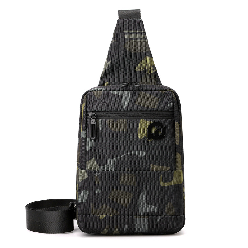 WEPOWER nuevo tipo de bolso de pecho simple, bolso de hombro de hombre, bolso de hombro de gran capacidad, bolso de hombro casual