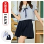 西式短袖学院风日系班服