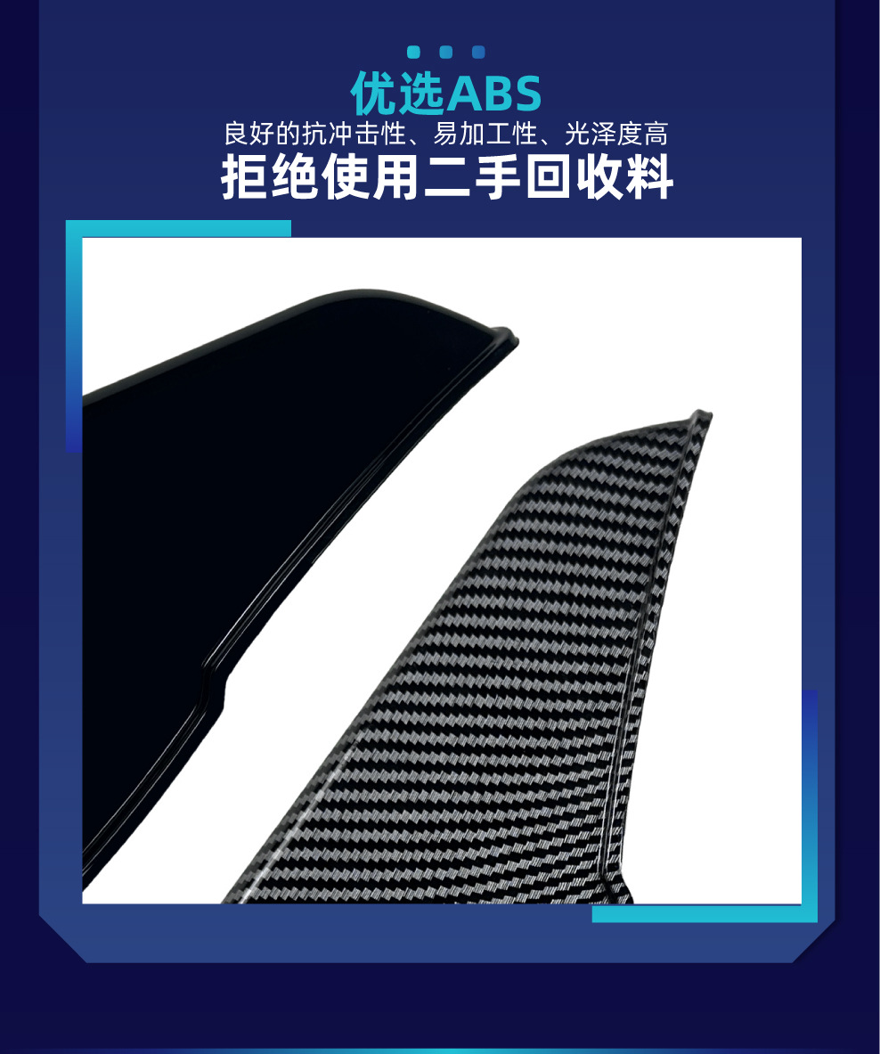 Suitable for Mini Cooper F55 F56 F57 2022-2024 rear lip spoiler modification