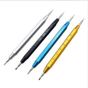 Double-head raw ear batch dual-purpose with scale replaceable head watch with steel watch with length modification watch repair tool