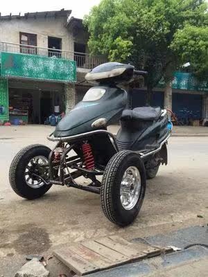 Modified Three-Wheeler and Four-Wheeler Electric Vehicle Parts, Go-Kart Handlebar Steering, Front Suspension Steering, 4.00-10 Tires