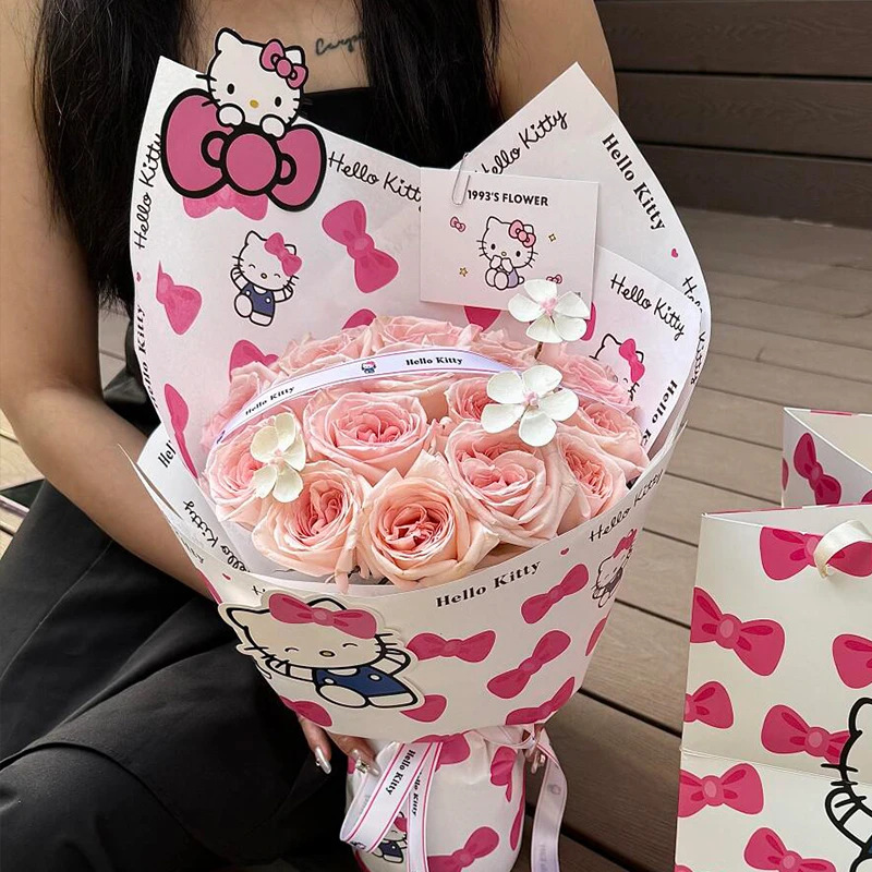 Teacher's Day gift HelloKitty immortal bouquet Hello Kitty bouquet…