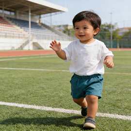 Kids Tales童装儿童短裤韩版男女童夏季休闲棉裤子宝宝纯色薄热裤