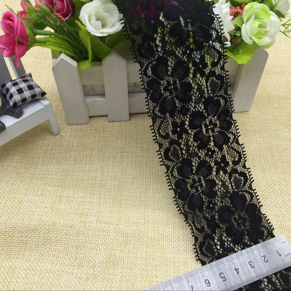 长期供应爆款弹力蕾丝花边80004#5.7cm服装配饰辅料批发