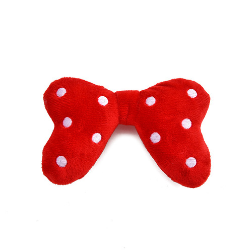 Japanese and Korean red polka-dot bow cotton-filled doll hairpin headband DIY material plush brooch jewelry accessories