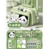 Genuine [Panda Advanced Set] Avocado Green + 1 Doll + 4 Panda Pens + 50 Notes + 1 Brooch + 1 Pendant + 1 Magnetic Clip + 50 Stickers
