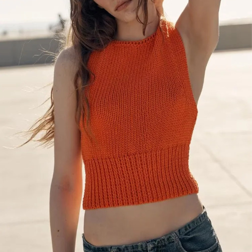 2025 New Summer European and American Clothing Animal Button Sleeveless Knitted Vest Top Vest 6771067 615