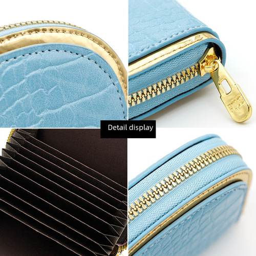 New Women's Wallet Short Zipper Wallet Coin Purse Mini Small Bag Card Holder