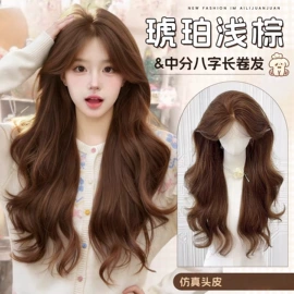 假发长卷发;长直发假发;假发马尾