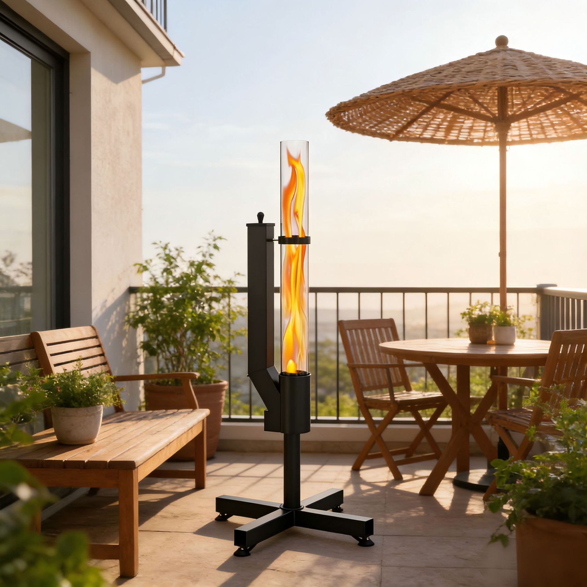 Fábrica directa al aire libre patio chimenea partículas de madera combustión calentador independiente ecológico horno de cohetes de partículas