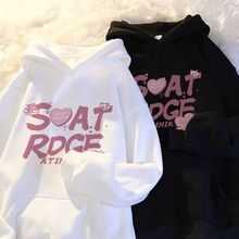 女童卫衣加绒加厚秋冬新款中大童学生装小众洋气时髦女上潮流