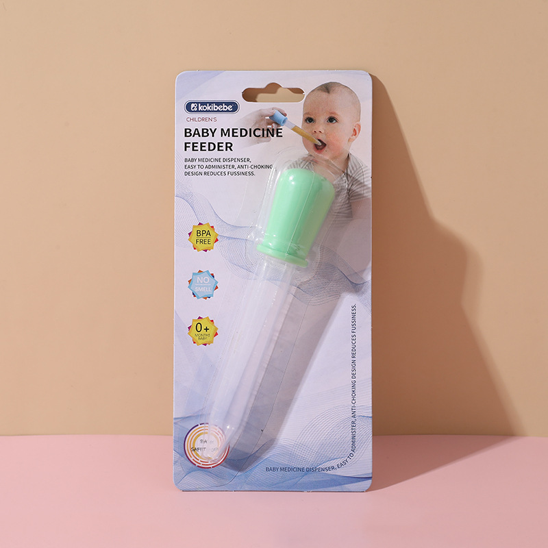 Bebé cuentagotas medicina alimentador anti-estrangulamiento bebé recién nacido alimentación de agua medicina con escala de silicona medicina dispensador al por mayor