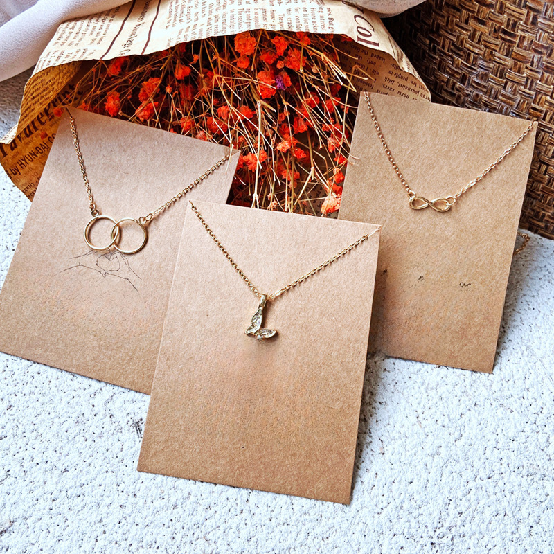 creativo Perla piuma clavicola catena retrò lettera carta carta farfalla elefante gatto lega collana_voghion.com