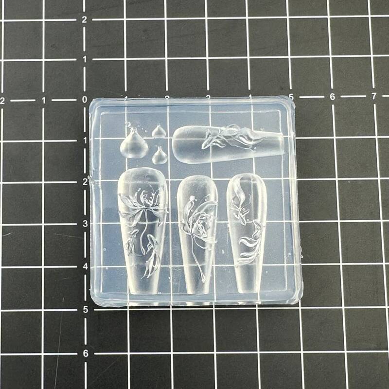 跨境爆款链条荷花锦鲤爱心墨镜蝴蝶结DIY美甲工具装饰配件模具|undefined