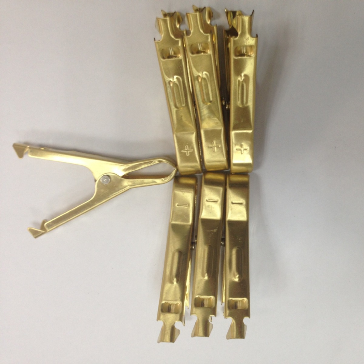 30A纯铜鳄鱼夹电池夹子镀铜电瓶夹 12V 24V 50A镀铜测试夹 鳄鱼夹