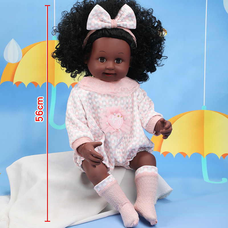 56 cm Rebirth Simulación de regalos de Barbie Baby Soft Girls Toy Set Muñecas para niños