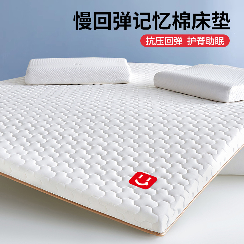 Colchón de espuma viscoelástica, cojín para el hogar, dormitorio de esponja, dormitorio especial, dormitorio, tapete de tatami individual para estudiantes