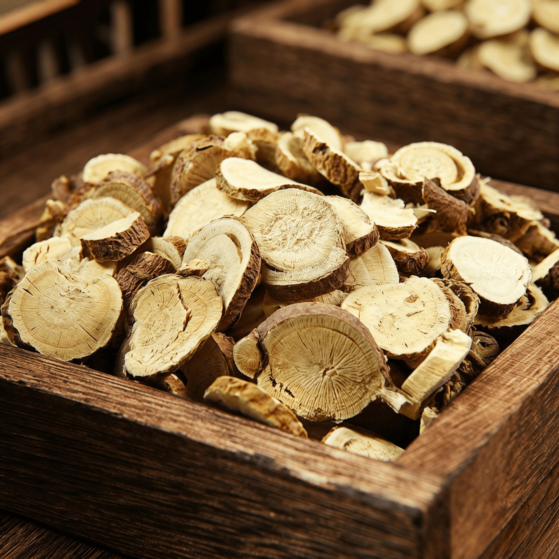 Dried Sophora Root Slices Ku Shen 500g Bag Traditional Chinese Herb for Decoction and Herbal Tea in use