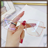 The new metal frame can be equipped with close -up glasses women's fashion anti -Blu -ray flat glasses frame men