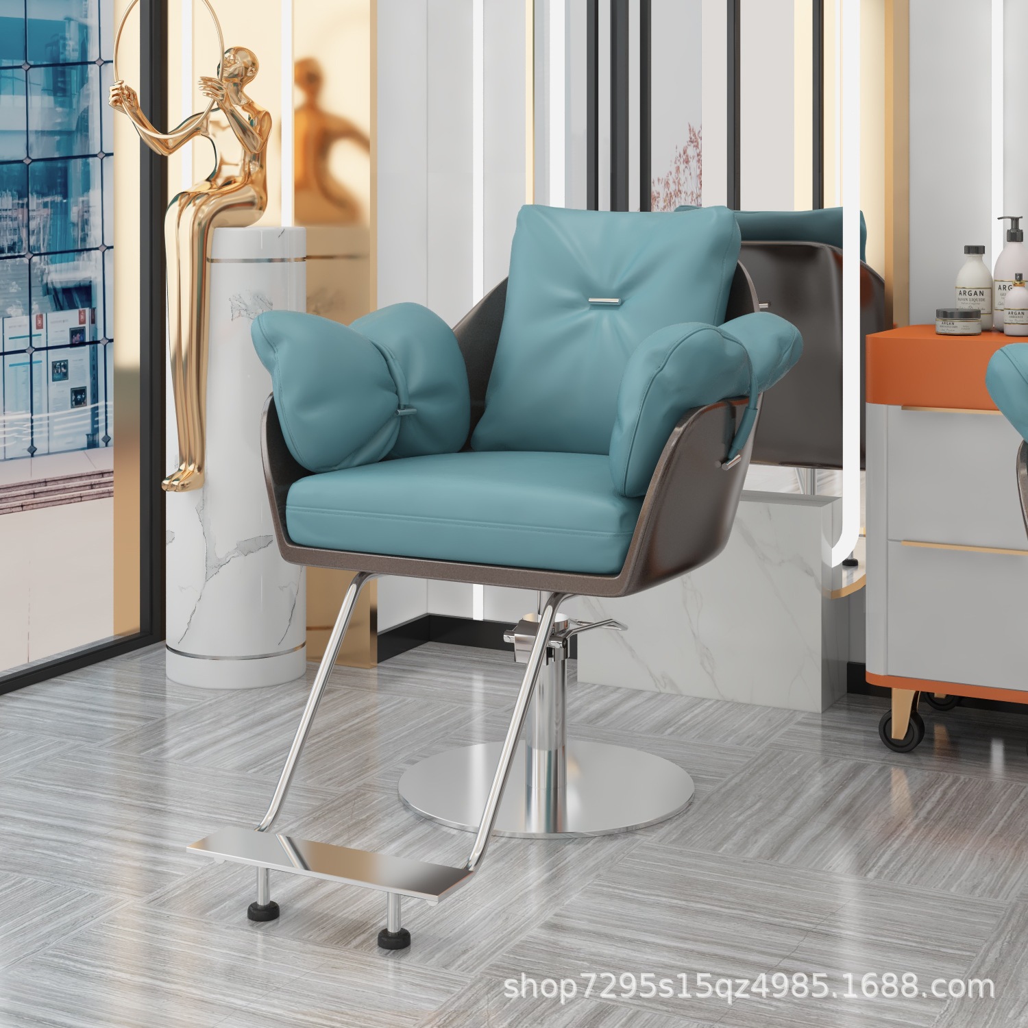Fábrica directa 3AM silla de peluquería red tienda de marea roja silla barbería salón de corte de pelo silla salón de pelo especial