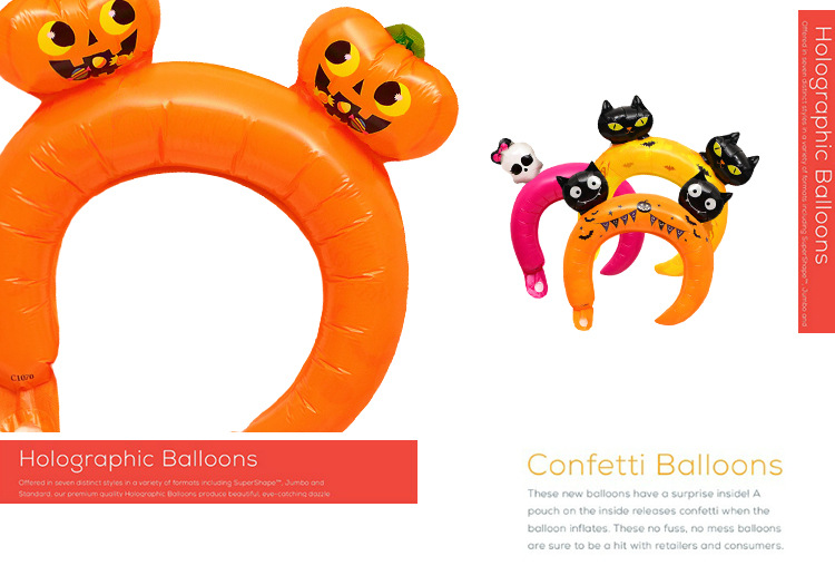 fascia per capelli costume di Halloween palloncino giocattolo costume da festival fantasma palloncino spinta regalo palloncino_voghion.com