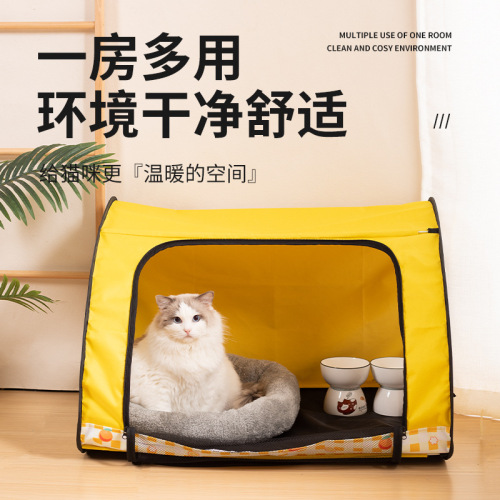 Cat Delivery Room Cat Nest Enclosed Dog Cat Cage Fence Tent Foldable Pet Supplies Large Space for Kittens