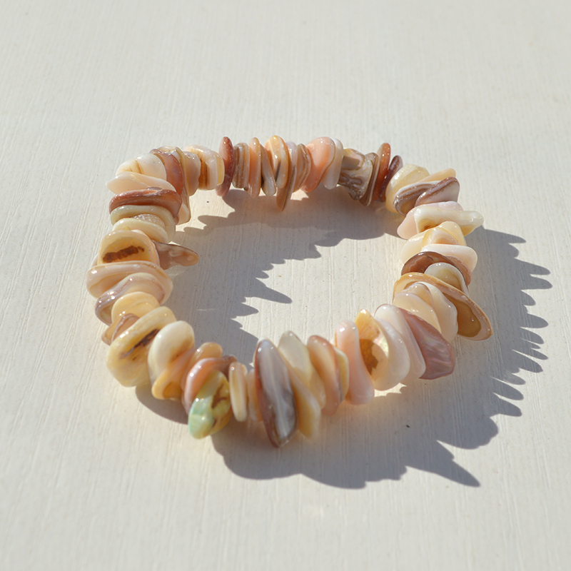 Conchas naturales pulsera caracoles collar diy joyas de chicas hechas a mano puestos de mercado nocturno regalos características pulseras
