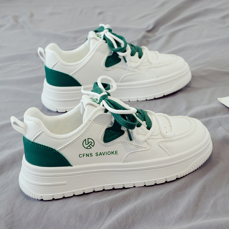 2024 Spring New Universal White Women's Sports Casual Dad Shoes Ins Trendy Platform Shoes Fashion Blogger